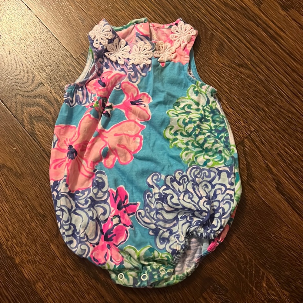 Lily Pulitzer floral romper